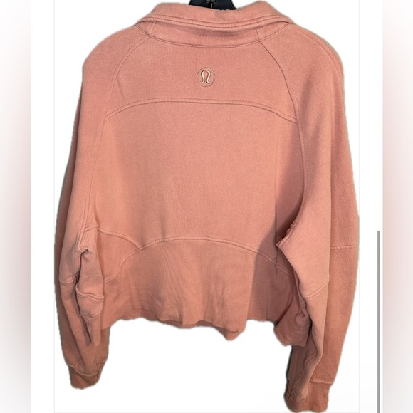 Lululemon Scuba Oversized Funnel Neck Size XL/XXL in Pink Savannah - Picture 5 of 7